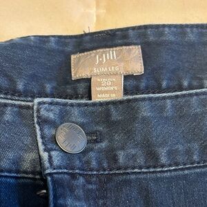 J. Jill Women's Dark Blue Slim Leg Jeans